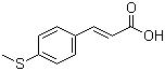 结构式 CAS# 102016-58-0, 对甲硫基肉桂酸