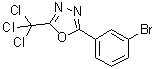 structure of CAS# 1020252-87-2, 2-(3-Bromophenyl)-5-(trichloromethyl)-1,3,4-oxadiazole