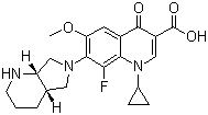 structure of CAS# 1029364-77-9, 8-Fluoro-6-methoxymoxifloxacin;1-Cyclopropyl-8-fluoro-1,4-dihydro-6-methoxy-7-[(4aS,7aS)-octahydro-6H-pyrrolo[3,4-b]pyridin-6-yl]-4-oxo-3-quinolinecarboxylic acid
