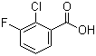结构式 CAS# 102940-86-3, 2-氯-3-氟苯甲酸