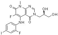结构式 CAS# 1035555-63-5, TAK 733
