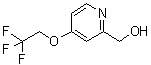 结构式 CAS# 103577-65-7, 4-(2,2,2-三氟乙氧基)-2-吡啶甲醇