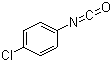 structure of CAS# 104-12-1, 4-Chlorophenyl isocyanate;4-Isocyanato chlorobenzene