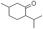 structure of CAS# 10458-14-7, Menthone;2-Isopropyl-5-methylcyclohexanone; 5-Methyl-2-(1-methylethyl)cyclohexanone