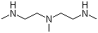 结构式 CAS# 105-84-0, 1,4,7-三甲基二乙烯三胺; N,N',N''-三甲基二乙烯三胺