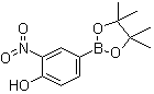 结构式 CAS# 1072945-08-4, 4-羟基-3-硝基苯硼酸频哪醇酯