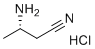 structure of CAS# 1073666-54-2, (S)-3-Aminobutanenitrile hydrochloride;(3S)-3-aminobutanenitrile;hydrochloride