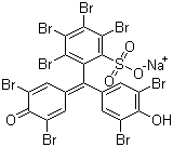 structure of CAS# 108321-10-4, Tetrabromophenol Blue sodium salt;3,3',3'',4,5,5',5'',6-Octabromophenol sulfonephthaleine sodium salt