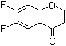 结构式 CAS# 1092349-93-3, 6,7-二氟-2,3-二氢-4H-1-苯并吡喃-4-酮
