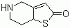 结构式 CAS# 109904-37-2, 5,6,7,7a-四氢噻吩并[3,2-c]吡啶-2(4H)-酮