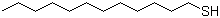 structure of CAS# 112-55-0, 1-Dodecanethiol;Dodecyl mercaptan; Lauryl mercaptan