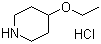结构式 CAS# 1122-87-8, 4-乙氧基哌啶盐酸盐