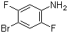 结构式 CAS# 112279-60-4, 4-溴-2,5-二氟苯胺