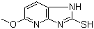 结构式 CAS# 113713-60-3, 2-巯基-5-甲氧基咪唑[4,5-b]吡啶