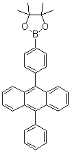 结构式 CAS# 1143576-84-4, 4-(10-苯基蒽-9-基)苯硼酸频哪醇酯