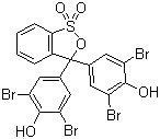 structure of CAS# 115-39-9, Bromophenol Blue;BPB; 3',3'',5',5''-Tetrabromophenolsulfonephthalein