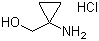 structure of CAS# 115652-52-3, 1-Aminocyclopropanemethanol hydrochloride;1-Amino-1-(hydroxymethyl)cyclopropane hydrochloride