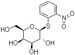 structure of CAS# 1158-17-4, 2-Nitrophenyl beta-D-thiogalactopyranoside