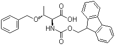structure of CAS# 117872-75-0, Fmoc-O-benzyl-L-threonine;Fmoc-THr(Bzl)-OH