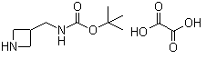 结构式 CAS# 1187929-81-2, (吖丁啶-3-基甲基)氨基甲酸叔丁酯草酸盐