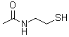 structure of CAS# 1190-73-4, N-Acetylcysteamine;Acetylcysteamine; N-(2-Sulfanylethyl)acetamide; N-(beta-Mercaptoethyl)acetamide; N-Acetyl-2-mercaptoethylamine