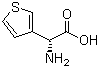 structure of CAS# 1194-86-1, D-(-)-3-Thienylglycine;(alphaR)-alpha-Amino-3-thiopheneacetic acid