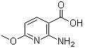结构式 CAS# 1196156-84-9, 2-氨基-6-甲氧基烟酸