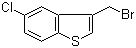 结构式 CAS# 1198-51-2, 3-溴甲基-5-氯苯并噻吩