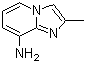 结构式 CAS# 119858-52-5, 2-甲基咪唑并[1,2-a]吡啶-8-胺