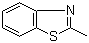 structure of CAS# 120-75-2, 2-Methylbenzothiazole