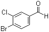 structure of CAS# 120077-69-2, 4-Bromo-3-chlorobenzaldehyde
