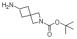 structure of CAS# 1211586-09-2, 6-Amino-2-azaspiro[3.3]heptane-2-carboxylic acid tert-butyl ester