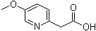 structure of CAS# 1214332-39-4, 5-Methoxy-2-pyridineacetic acid