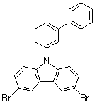 9-[1,1'-Biphenyl]-3-yl-3,6-dibromo-9H-carbazole molecular structure (CAS 1221237-88-2)