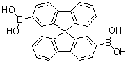 结构式 CAS# 1222007-94-4, B,B'-9,9'-螺双[9H-芴]-2,2'-二基双[硼酸]