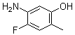structure of CAS# 122455-85-0, 5-Amino-4-fluoro-2-methylphenol;2-Fluoro-5-hydroxy-4-methylaniline; 2-Methyl-4-fluoro-5-aminophenol; 3-Amino-4-fluoro-6-methylphenol
