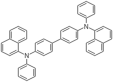 结构式 CAS# 123847-85-8, N,N'-二苯基-N,N'-二(1-萘基)-1,1'-联苯-4,4'-二胺; alpha-NPB