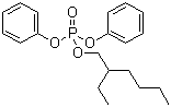 structure of CAS# 1241-94-7, 2-Ethylhexyl diphenyl phosphate;Phosphoric acid 2-ethylhexyl diphenyl ester