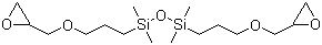 结构式 CAS# 126-80-7, 1,3-双(3-缩水甘油氧丙基)-1,1,3,3-四甲基二硅氧烷
