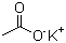 structure of CAS# 127-08-2, Potassium acetate;Acetic acid potassium salt