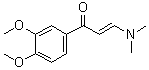 structure of CAS# 127172-22-9, 1-(3,4-Dimethoxyphenyl)-3-(dimethylamino)-2-propen-1-one