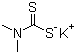 structure of CAS# 128-03-0, Potassium dimethyldithiocarbamate;DimethylCarbamodithioic acid potassium salt; Busan 85