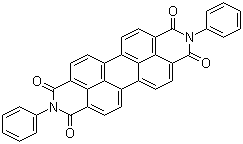 结构式 CAS# 128-65-4, N,N'-二苯基-3,4,9,10-苝二甲酰亚胺