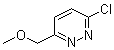 结构式 CAS# 1289385-57-4, 3-氯-6-(甲氧基甲基)哒嗪