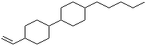 structure of CAS# 129738-34-7, trans,trans-4-Pentyl-4'-vinylbicyclohexyl;4-Ethenyl-4'-pentylbicyclohexane; trans-4-Pentyl-trans-4'-vinylbicyclohexane