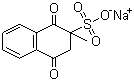 structure of CAS# 130-37-0, Menadione sodium bisulfite;Menadione sodium hydrogen sulfite