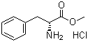 结构式 CAS# 13033-84-6, D-苯丙氨酸甲酯盐酸盐