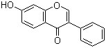 structure of CAS# 13057-72-2, 7-Hydroxy-3-phenylchromen-4-one