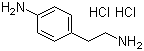 结构式 CAS# 13078-82-5, 2-(4-氨基苯基)乙胺二盐酸盐