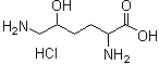 structure of CAS# 13204-98-3, 5-Hydroxy-DL-lysine hydrochloride;NSC 206302